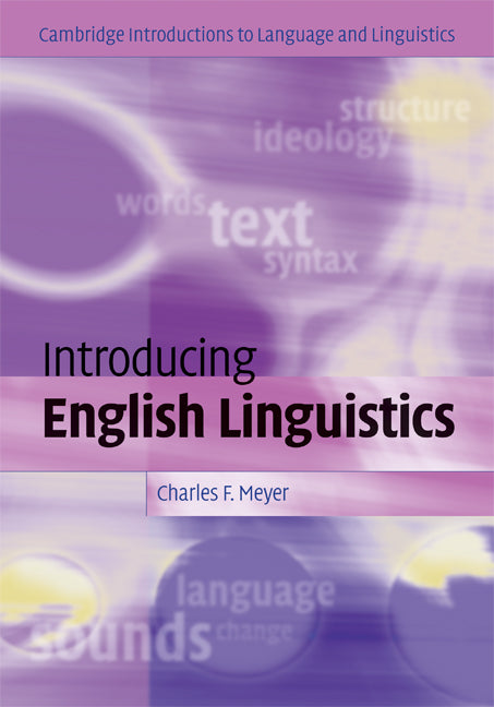 Introducing English Linguistics (Hardback) 9780521833509