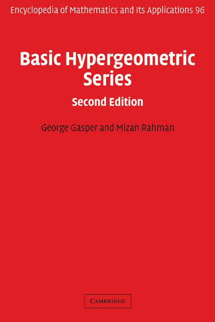 Basic Hypergeometric Series (Hardback) 9780521833578