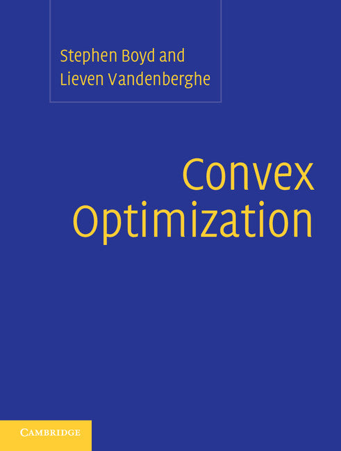 Convex Optimization (Hardback) 9780521833783