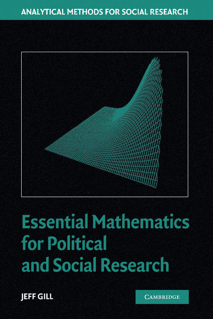 Essential Mathematics for Political and Social Research (Hardback) 9780521834261