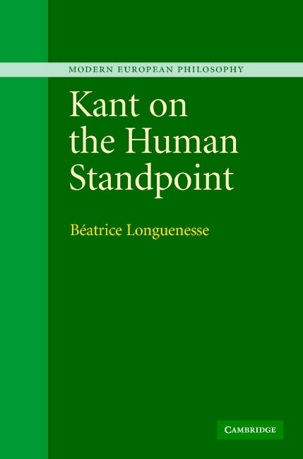 Kant on the Human Standpoint (Hardback) 9780521834780