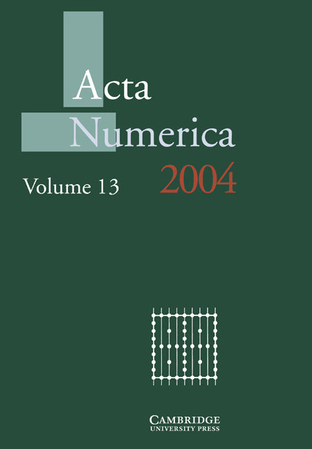 Acta Numerica 2004: Volume 13 (Hardback) 9780521838115