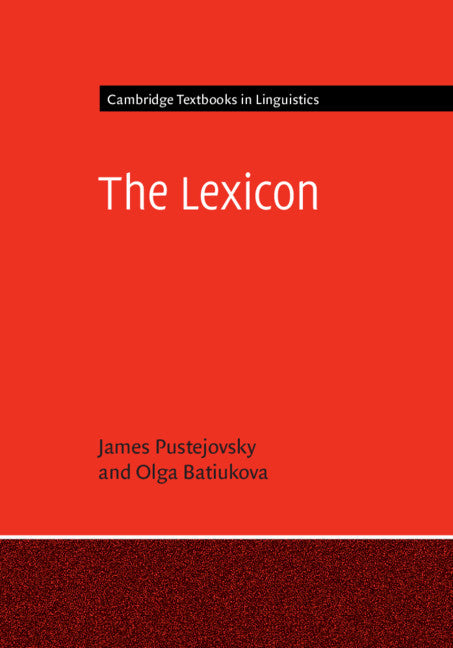 The Lexicon (Hardback) 9780521839327