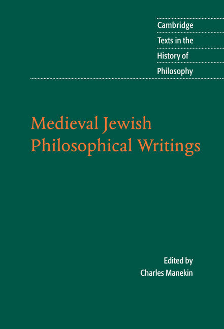 Medieval Jewish Philosophical Writings (Hardback) 9780521840231