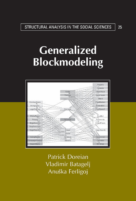 Generalized Blockmodeling (Hardback) 9780521840859