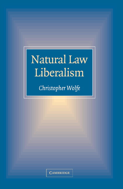 Natural Law Liberalism (Hardback) 9780521842785