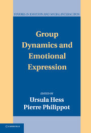 Group Dynamics and Emotional Expression (Paperback) 9780521179393