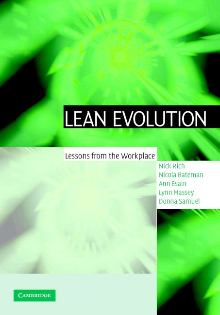 Lean Evolution; Lessons from the Workplace (Hardback) 9780521843447