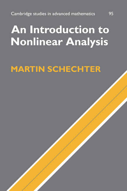 An Introduction to Nonlinear Analysis (Hardback) 9780521843973