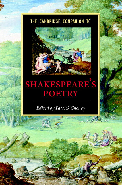 The Cambridge Companion to Shakespeare's Poetry (Hardback) 9780521846271