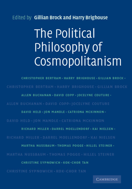 The Political Philosophy of Cosmopolitanism (Hardback) 9780521846608