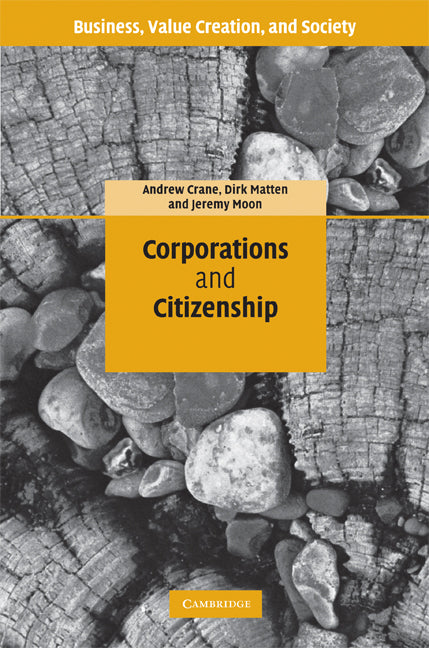 Corporations and Citizenship (Hardback) 9780521848305