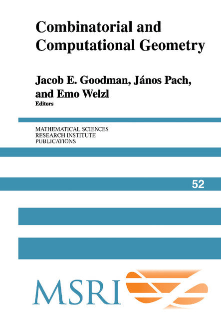 Combinatorial and Computational Geometry (Hardback) 9780521848626