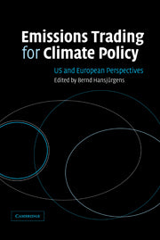 Emissions Trading for Climate Policy; US and European Perspectives (Paperback) 9780521142045