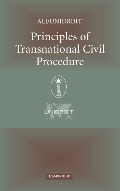 Principles of Transnational Civil Procedure (Hardback) 9780521855013