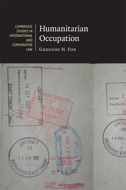 Humanitarian Occupation (Hardback) 9780521856003