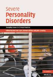 Severe Personality Disorders (Paperback) 9780521299480