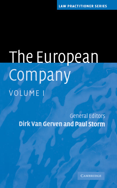 The European Company (Hardback) 9780521859745