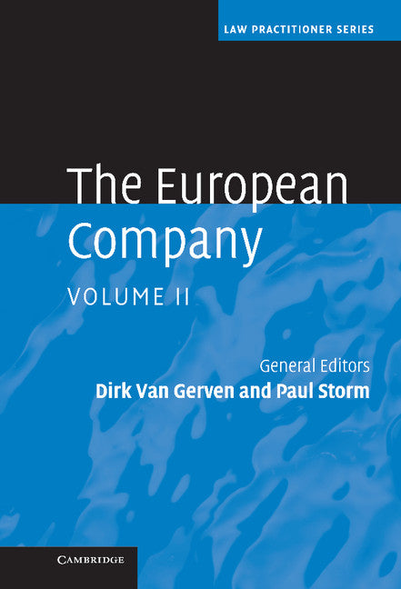 The European Company (Hardback) 9780521860000