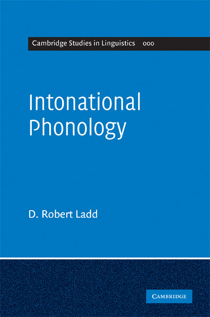 Intonational Phonology (Hardback) 9780521861175