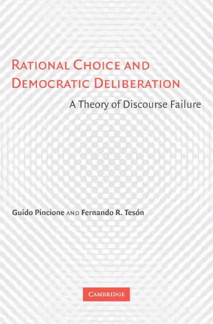Rational Choice and Democratic Deliberation; A Theory of Discourse Failure (Hardback) 9780521862691
