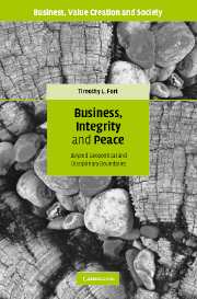 Business, Integrity, and Peace; Beyond Geopolitical and Disciplinary Boundaries (Paperback / softback) 9781107402898