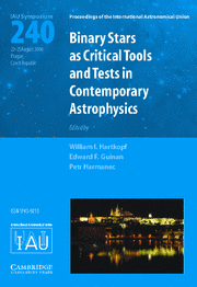Binary Stars as Critical Tools and Tests in Contemporary Astrophysics (IAU S240) (Hardback) 9780521863483