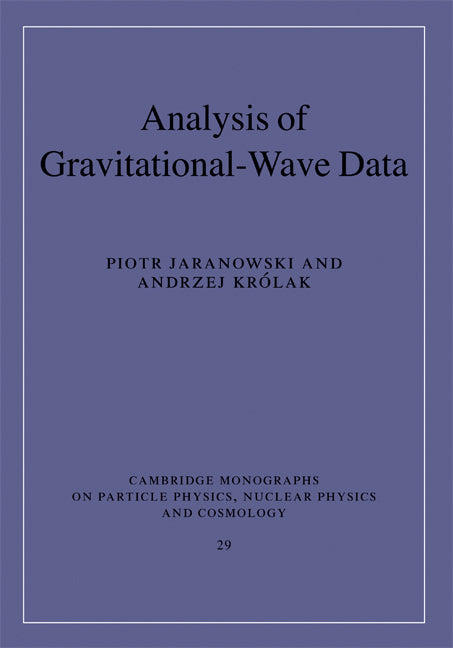 Analysis of Gravitational-Wave Data (Hardback) 9780521864596