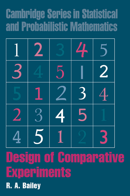 Design of Comparative Experiments (Hardback) 9780521865067
