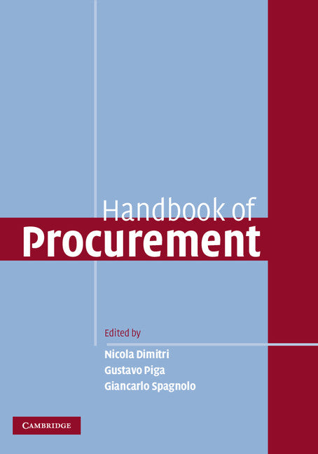 Handbook of Procurement (Hardback) 9780521870733