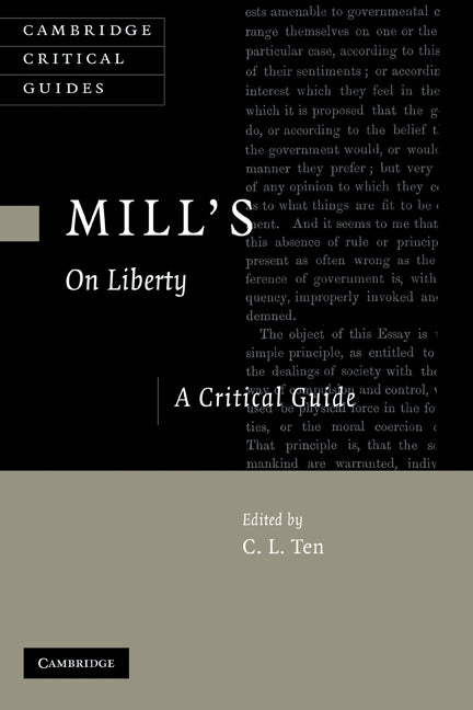 Mill's On Liberty; A Critical Guide (Hardback) 9780521873567