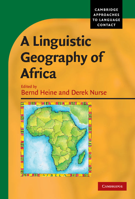 A Linguistic Geography of Africa (Hardback) 9780521876117