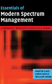 Essentials of Modern Spectrum Management (Paperback) 9780521208499