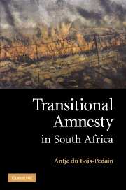 Transitional Amnesty in South Africa (Paperback / softback) 9781107404014