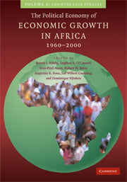 The Political Economy of Economic Growth in Africa, 1960–2000: Volume 2, Country Case Studies (Paperback / softback) 9781107496262