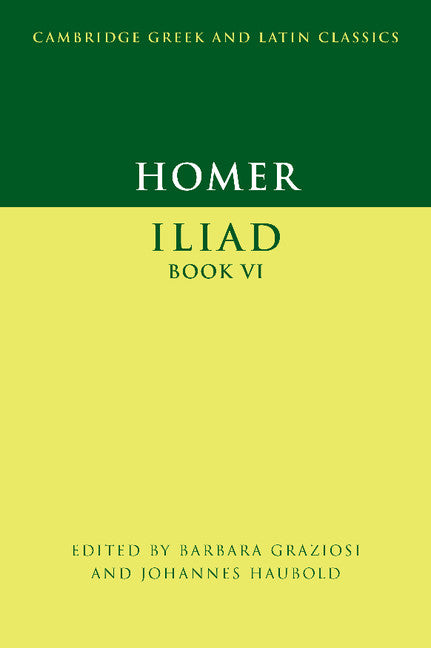 Homer: Iliad Book VI (Hardback) 9780521878845