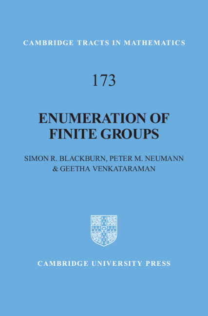 Enumeration of Finite Groups (Hardback) 9780521882170