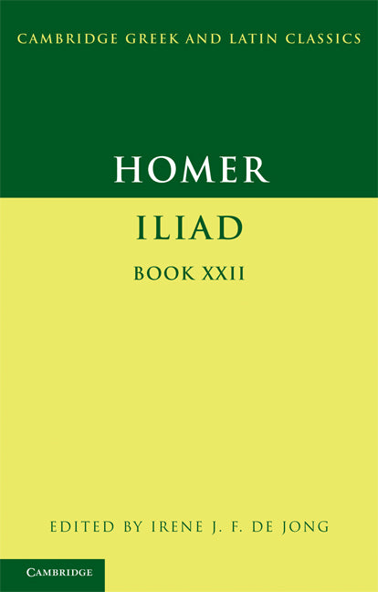 Homer: Iliad Book 22 (Hardback) 9780521883320