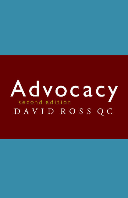 Advocacy (Paperback) 9780521884761