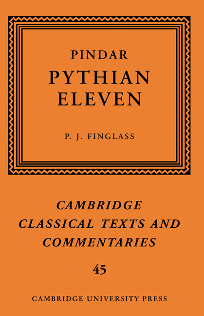 Pindar: 'Pythian Eleven' (Hardback) 9780521884815