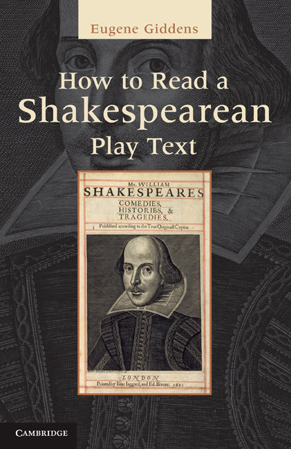 How to Read a Shakespearean Play Text (Hardback) 9780521886406