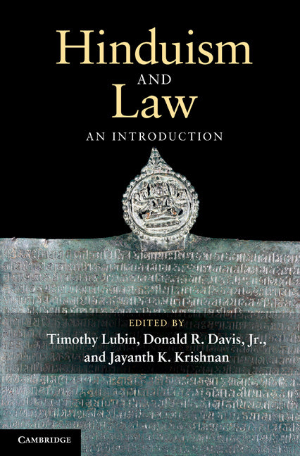 Hinduism and Law; An Introduction (Hardback) 9780521887861