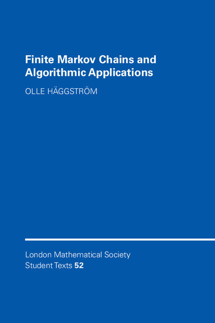 Finite Markov Chains and Algorithmic Applications (Paperback) 9780521890014