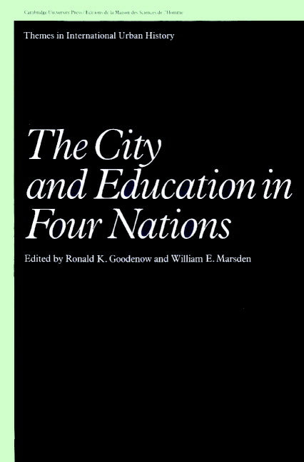 The City and Education in Four Nations (Paperback) 9780521892919