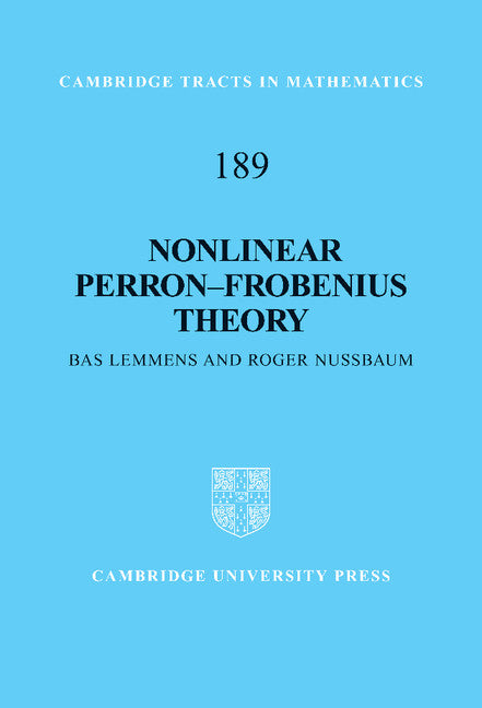 Nonlinear Perron–Frobenius Theory (Hardback) 9780521898812