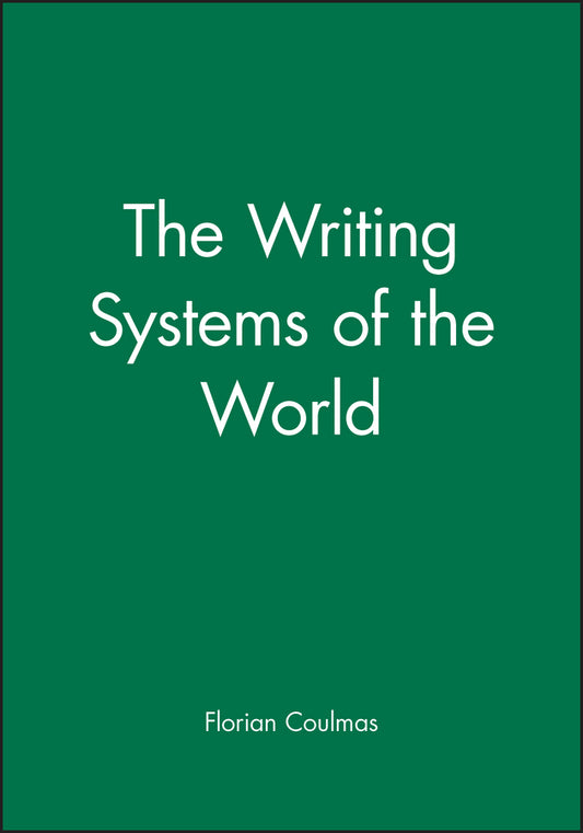 Writing Systems of the World (Paperback / softback) 9780631180289