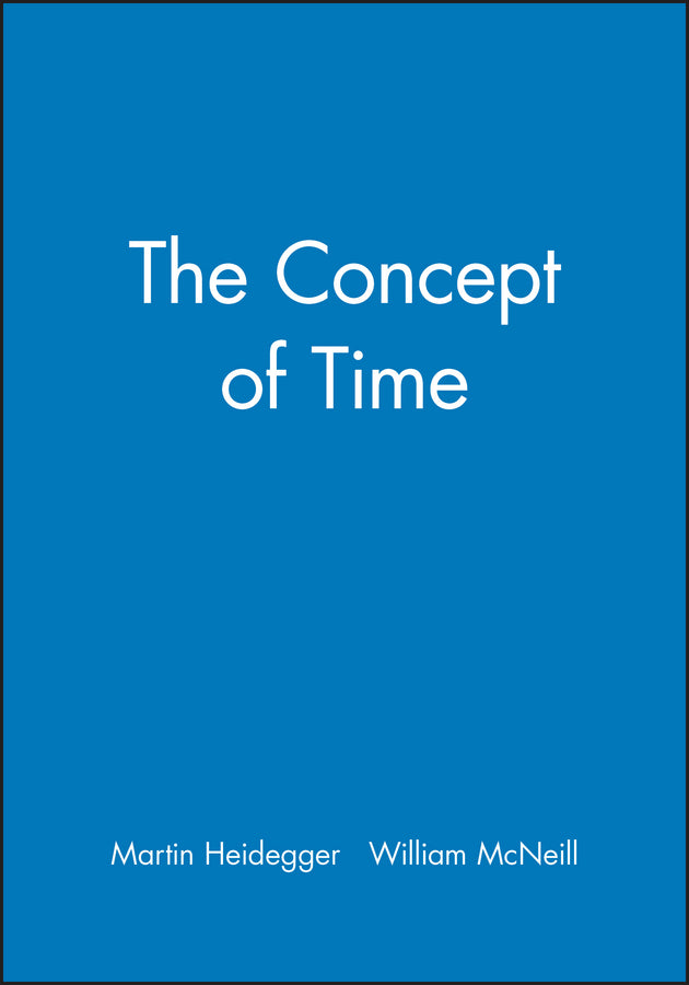 The Concept of Time (Paperback / softback) 9780631184256