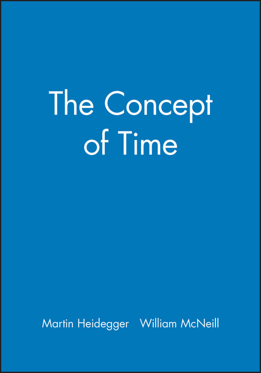 The Concept of Time (Paperback / softback) 9780631184256