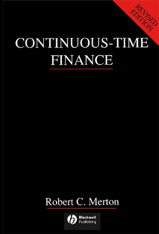 Continuous–Time Finance Rev (Paperback / softback) 9780631185086