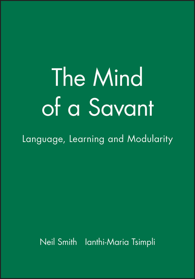Mind of a Savant – Language, Learning and Modularity (Paperback / softback) 9780631190172